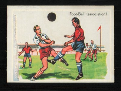 1960's Vintage Sport Card ~ SOCCER ~ Bon Point Educative FRANCE