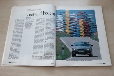 Auto Motor Sport AMS 18/1991 BMW 3er Reihe E36 Sportfahrwerke von AC Schnitzer -