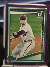 2025 Panini Donruss - Rated Prospects Tyson Neighbors #181 Purple (RC)