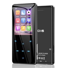 64GB MP3 Player with Bluetooth 5.3, White Noise Sound Machine for Kids, Black