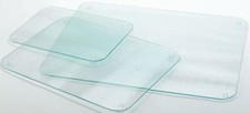 Clear Frosted Glass - Extra Large Kitchen Glass Worktop Saver - 60 x 40cm