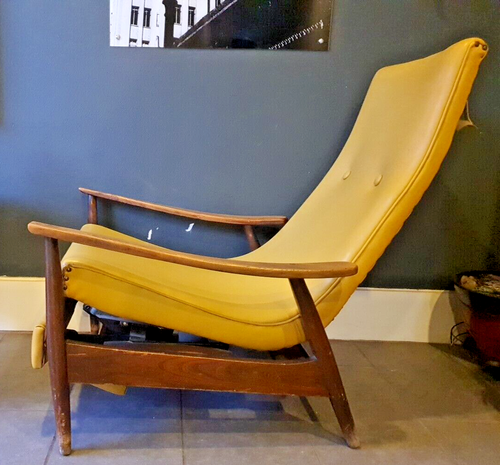 ORIGINAL Milo Baughman For Thayer Coggin MCM Danish Modern Recliner Chair - Picture 2 of 24