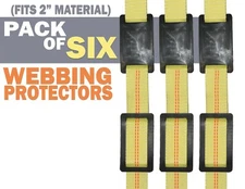 6 pcs - 2" Sling Protector for Synthetic Web Edge Protection Tie Down Lifting 