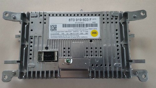 NEU MMI DISPLAY AUDI A4 A5 A6 8T Q5 Radio Concert Symphony 8T0 919 603 A/F/E/G - Picture 2 of 2