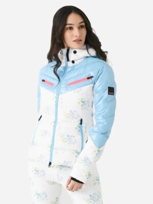 NWT BOGNER X LoveShackFancy Women's Farina Ski Jacket FIRE+ICE Size 10 $750