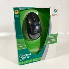  NEW SEALED Logitech Cordless Optical Mouse 910-000135 USB / PS2 in Box