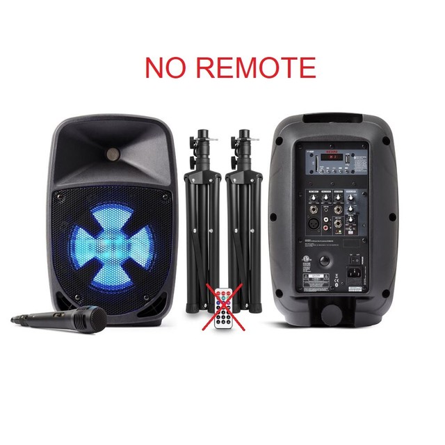 ion audio pro glow duo bluetooth pa speaker