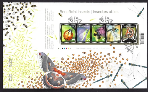 Canada  # 2238a  SS      "BENEFICIAL INSECTS"     Brand New  2007  Issue