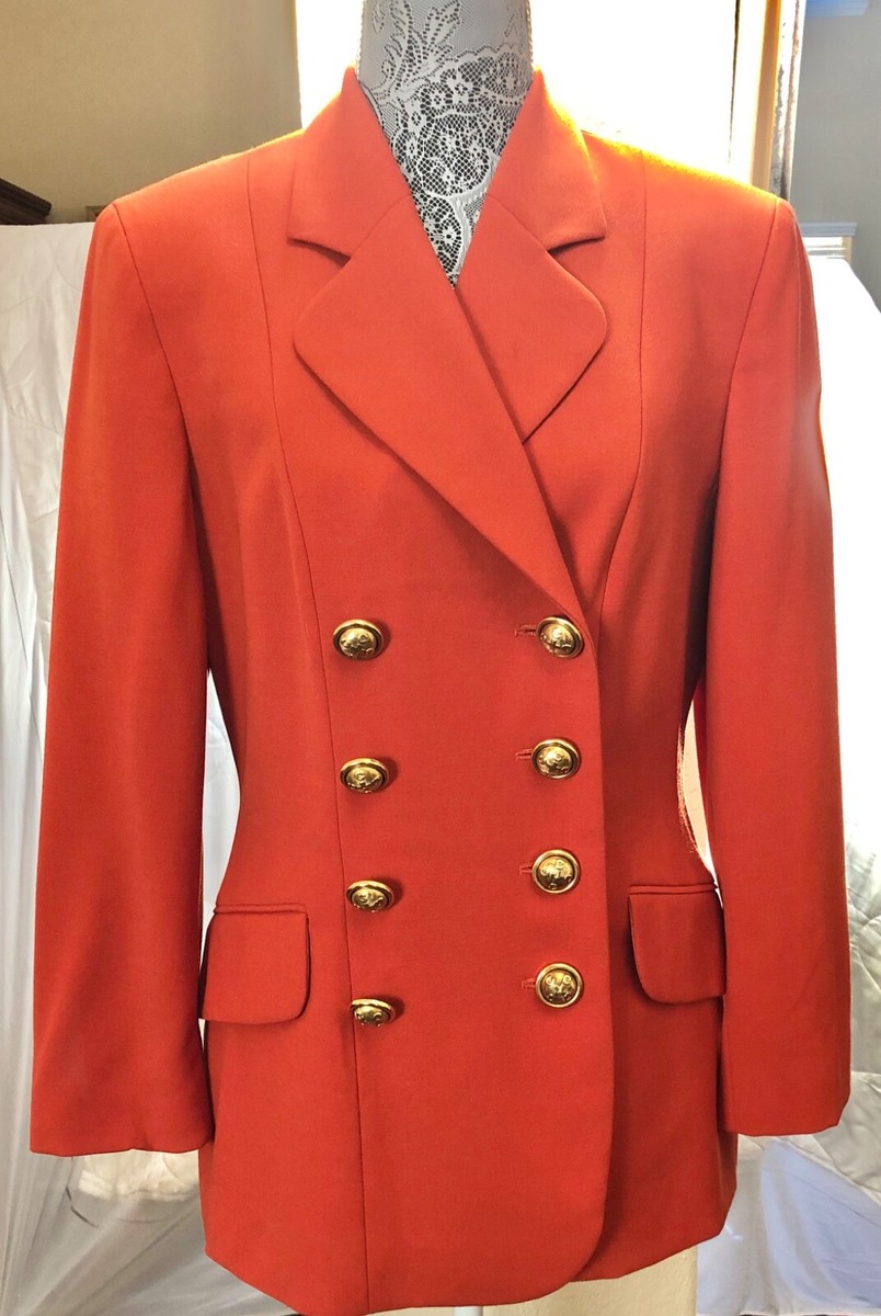 Moschino Cheap & Chic Orange Jacket Vtg 90's - US 10/ F 40