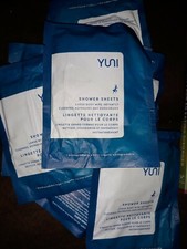 Lot of 9 YUNI Large Size Shower Sheets Large Body wpes