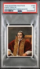 Papst (Pope) Pius VII - 1934 Eckstein-Halpaus Grossen Der Weltgeschichte  PSA 5