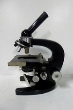 VINTAGE SCIENCE LAB STUDENT MICROSCOPE CARL ZEISS JENA 