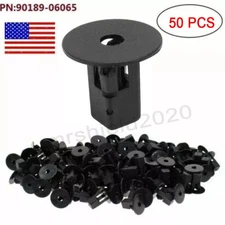 50 Pcs Clips 90189-06065 Fender Liner Screw Grommets For Toyota Tacoma Tundra US