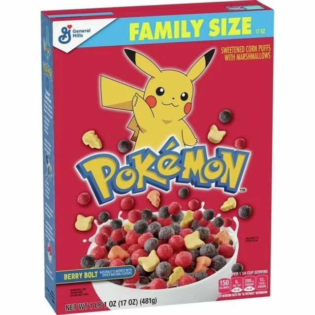 Pokemon para coleccionistas y aficionados cereales