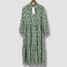 OUROPEAN ZTATION Womens Geometric Shirt Dress SIZE L BRAND NEW (imperfection)