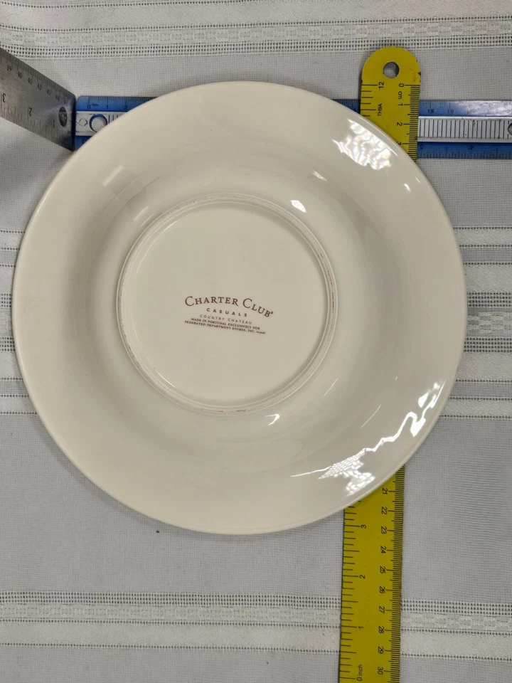 Cuenco de cereales sopa Country Chateau de Charter Club con borde de 9 1/4" Foto 4 de 4