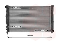 VAN Wezel WasserküHler MotorküHler Mechanisch GefüGt FüR Audi A4 8D2 B5 2.6