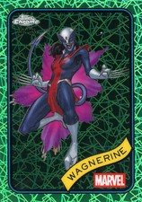 2025 Topps Chrome Marvel HULK GREEN LAZER Refractor #200 Wagnerine 90/99