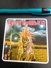IRON MAIDEN First Album STICKER - Mint Condition - HEAVY METAL BAND