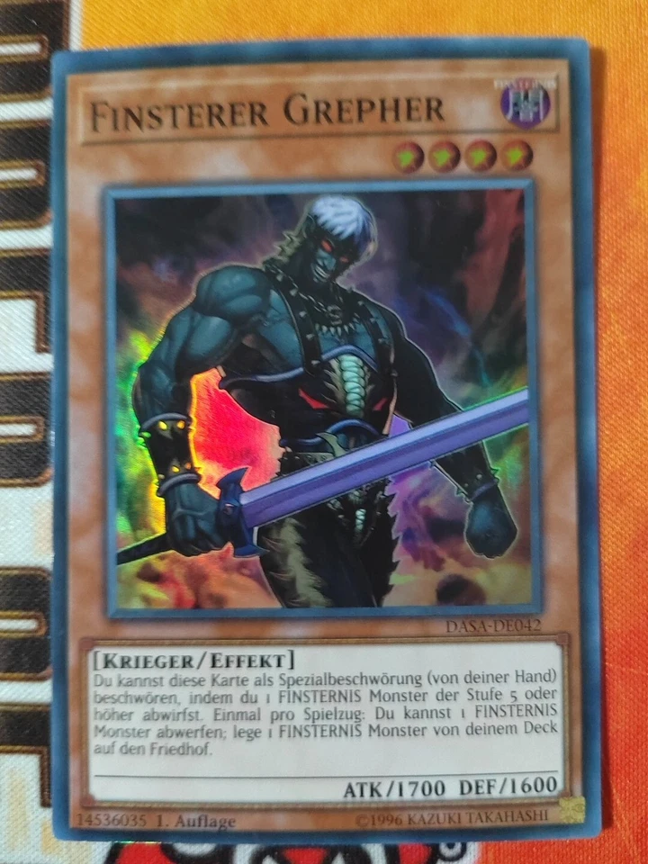 3x ARMAGEDDONRITTER 3x FINSTERER GREPHER - DASA-DE040 042 Super Rare NM Playset - Bild 4 von 4