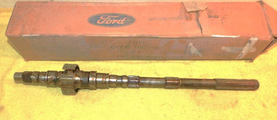 1980 Ford Mustang Mercury Capri NOS 2.3L 4-CYL 4-SPEED MANUAL TRANSMISSION SHAFT - Image 4 of 4