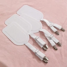 2/4PCS Bed Sheet Grippers Holders With Pressure Plate Wrinkle Resistant Sheet