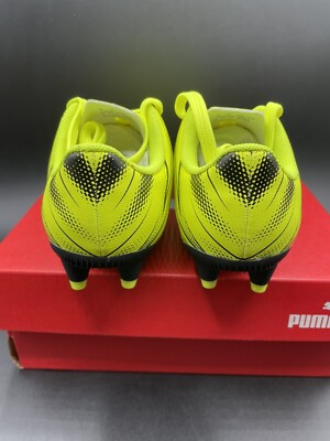 New Puma Attacanto FG AG Jr Soccer Cleats Kids Size 8c Electric