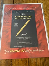Vintage 1946 Eversharp Retractable Pen ad