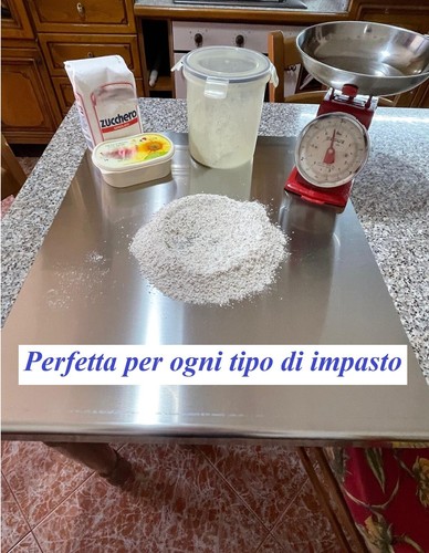 SPIANATOIA IN ACCIAIO INOX 18/10 PROFESSIONALE, PERFETTA PE OGNI TIPO DI IMPASTO - Afbeelding 6 van 10