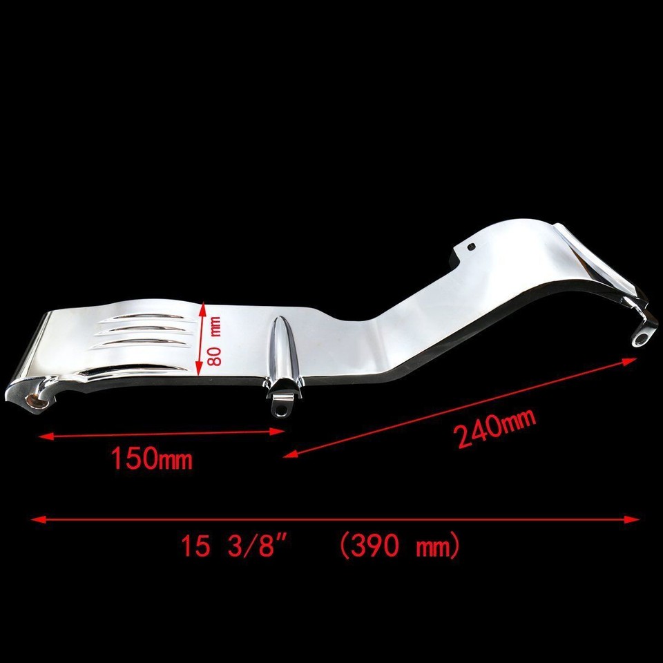 Left Front Inner Cover 1990-2006 Harley-Davidson Touring Road King FLTR US Chrome Inner ...