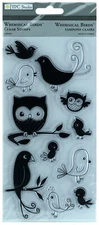 TPC Studio Clear Stamps Whimsical Birds Set