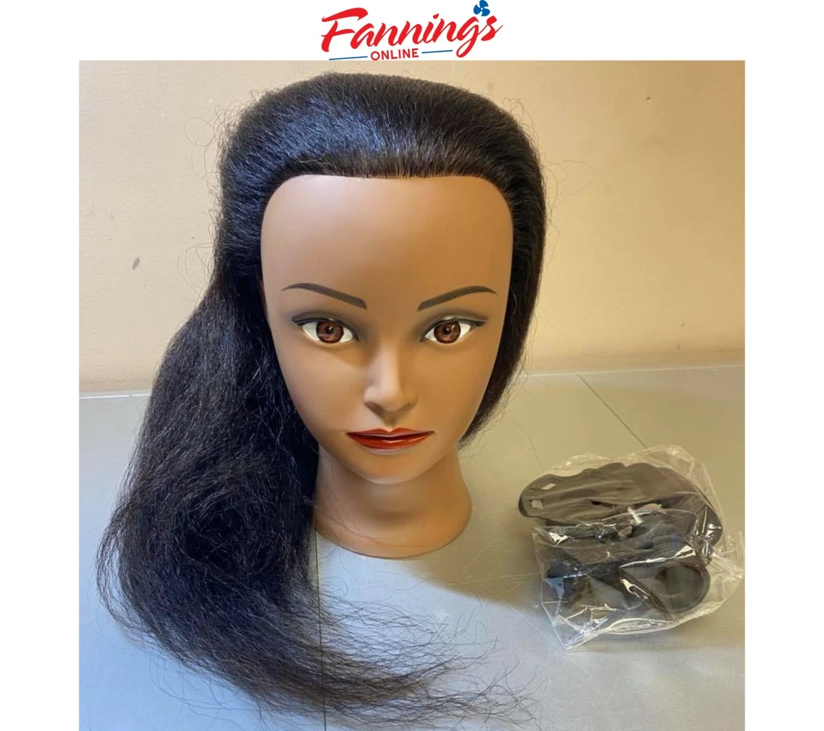 Hairdresser Training Mannequin Real Hair