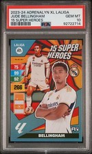 2023 PANINI ADRENALYN XL LALIGA 15 SUPER HEROES JUDE BELLINGHAM PSA 10
