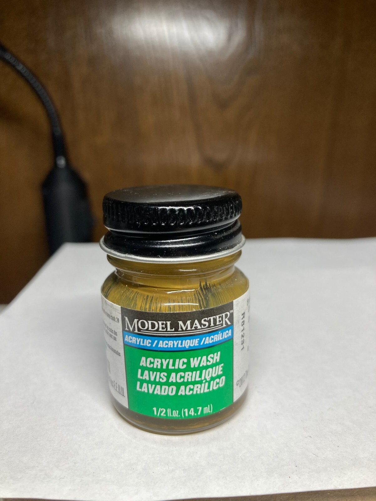 Testors 4872 Flat Brown Oak Detail Acrylic Wash 1/2 Oz Model Master