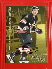 SAMI SALO  1999 Be a Player Millennium #174  GOLD  Auto Ottawa Senators