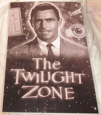THE TWILIGHT ZONE 1959 REPLICA TV POSTER ROD SERLING