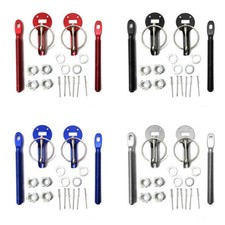 Universal Alloy Car Mount Bonnet Hood Pin Pins Lock Latch Kit Racing Sport Us