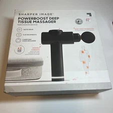 Sharper Image Powerboost Deep Tissue Massager Percussion Device