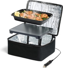 Mini lonchera eléctrica portátil de 12 V calentador de alimentos - calentador de alimentos y lonchera con calefacción