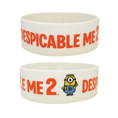 Gummi Armband DESPICABLE ME 2  Ich Einfach Unverbesserlich - 2 Minions ca65x24mm