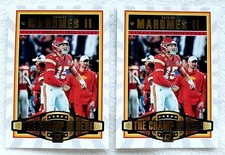 Patrick Mahomes 2020 Donruss  The Champ Is Here Lot of 2 # CH-PM CHAMPIONS 