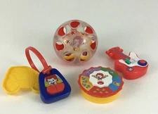 Baby Ronald McDonald's 4pc Lot Pretend Play Baby Toys Guitar Keys 2017-2018
