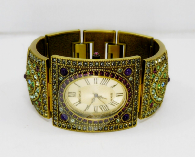 Swarovski gold watch -worn once Swarovski Dextera Asymmetric Watch Swiss Made Metal Bracelet  main image 3