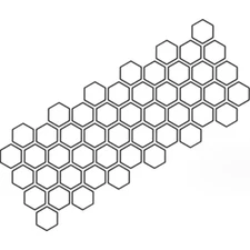 Honeycomb Stickers Decal Car Truck Body Vinyl Hexagon Pattern Decor Accessories