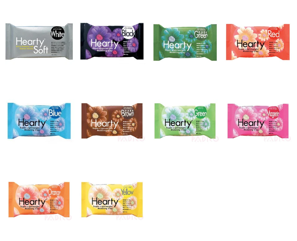 Katy Sue Designs - Hearty Soft Air Drying Modeling Paper Craft Clay - FULL RANGE