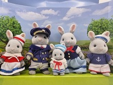 Sylvanian Families Seabreeze Rabbit Family Sea Crew Figures