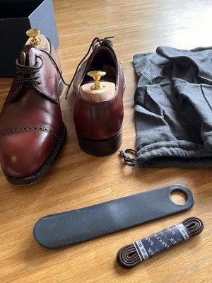 Barker Businessschuhe Anzugsschuhe LYNTON 7 1/2 G CHERRY CALF