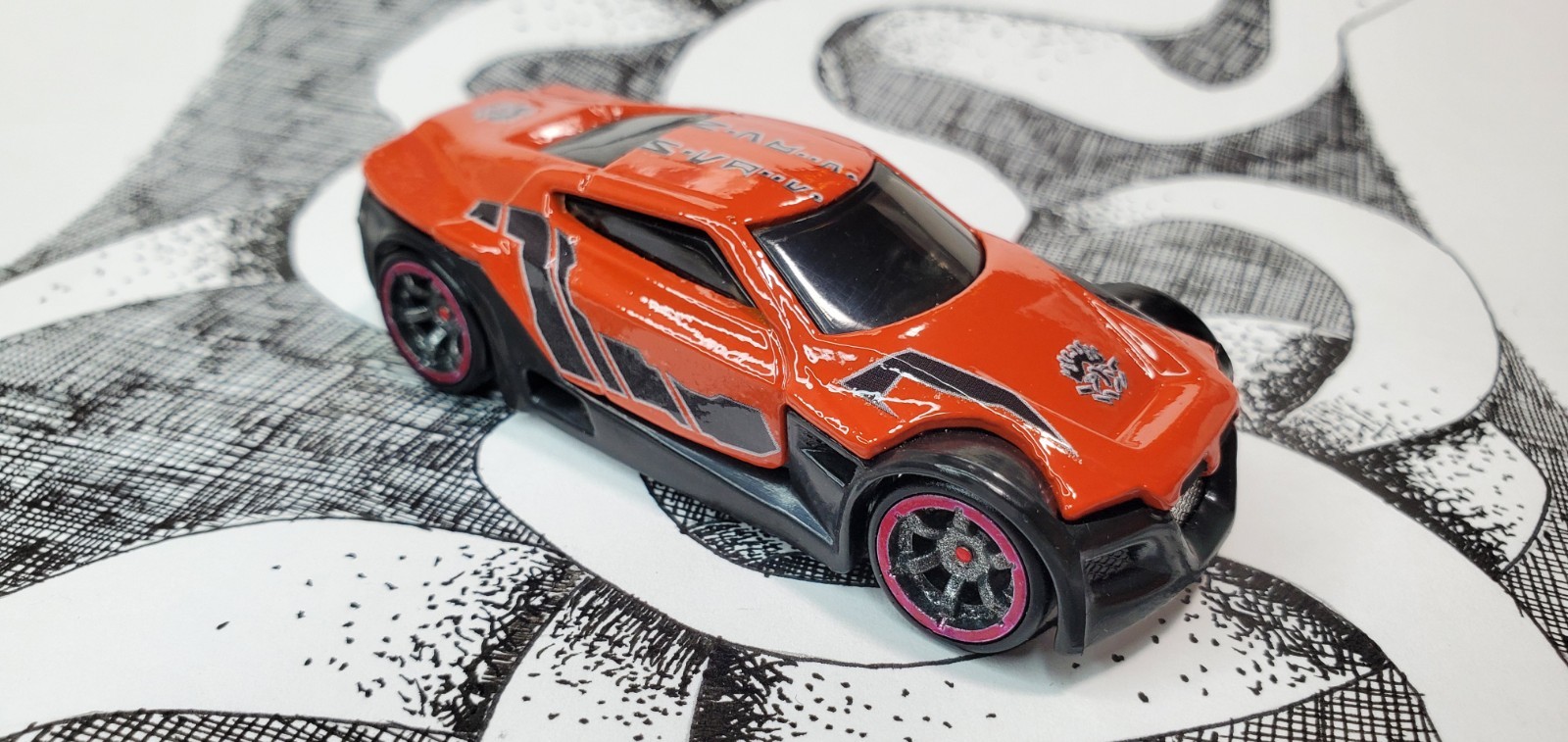Hot Wheels Acceleracers Custom Acceleron Symbolic w/ 3d Printed CM6 ...