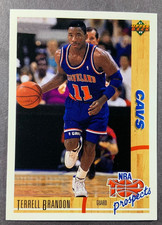 1991-92 Upper Deck Terrell Brandon Top Prospect RC #441 Cleveland Cavaliers