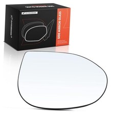 Right Passenger Side Heated Mirror Glass with Backing Plate - Compatible with